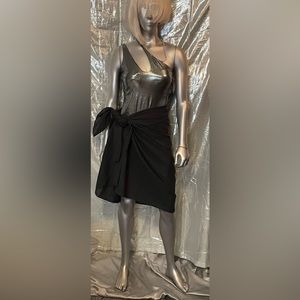 Sz L GunMetal Swimsuit by Victoria Secret W/Matching Wrap